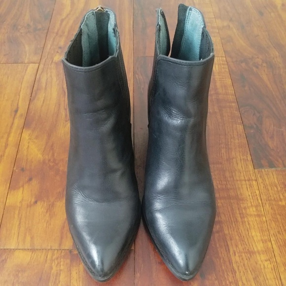 Halogen Black Leather Boots - Picture 2 of 4